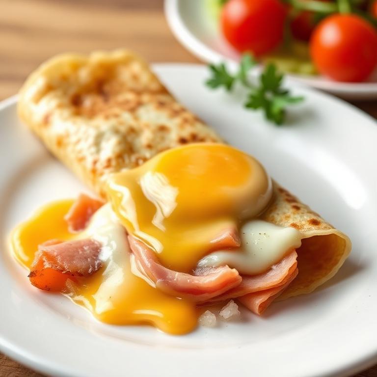 Crêpe Œuf Jambon Fromage